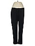 Ecru Solid Black Active Pants Size 8 - photo 1