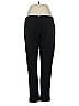 Ecru Solid Black Active Pants Size 8 - photo 2