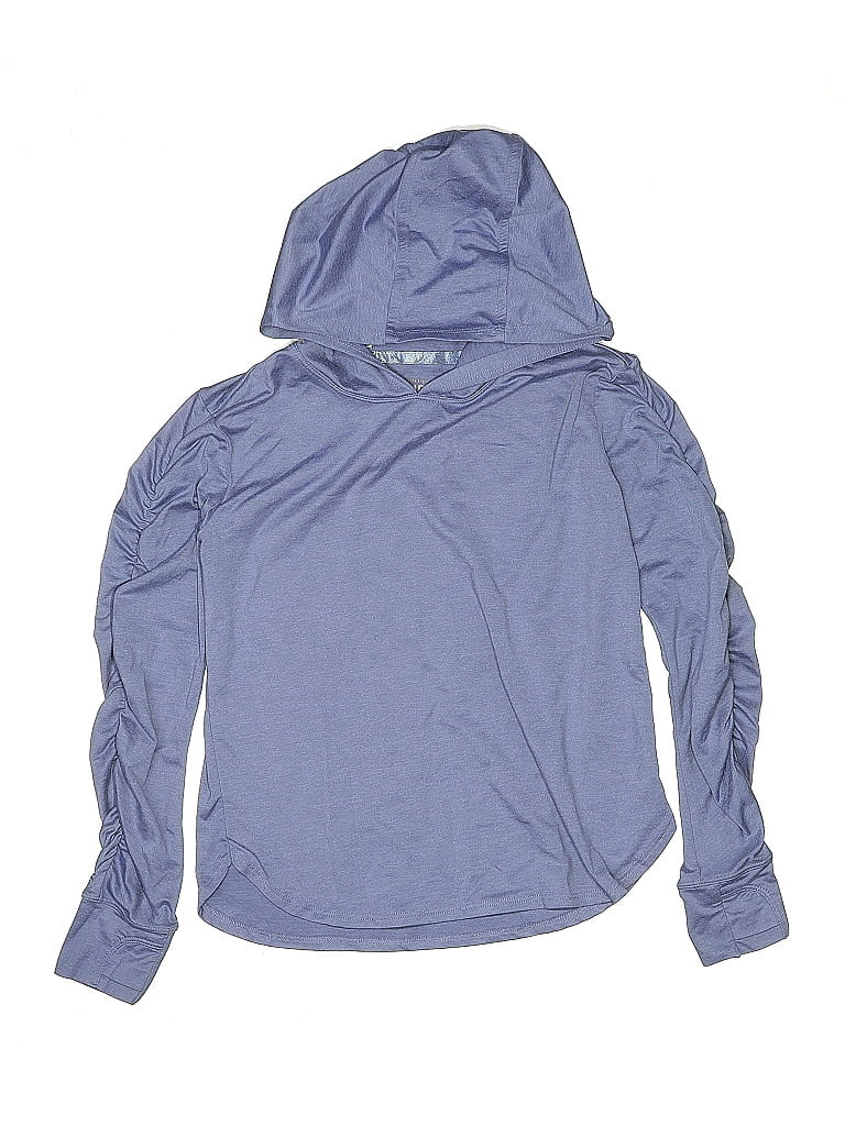 Click to view more detailed imagery on our partner's website Pre-owned Athleta Girl Kids' Pullover Hoodie In Blue