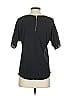 J.Crew 100% Polyester Black Short Sleeve Blouse Size XS - photo 2