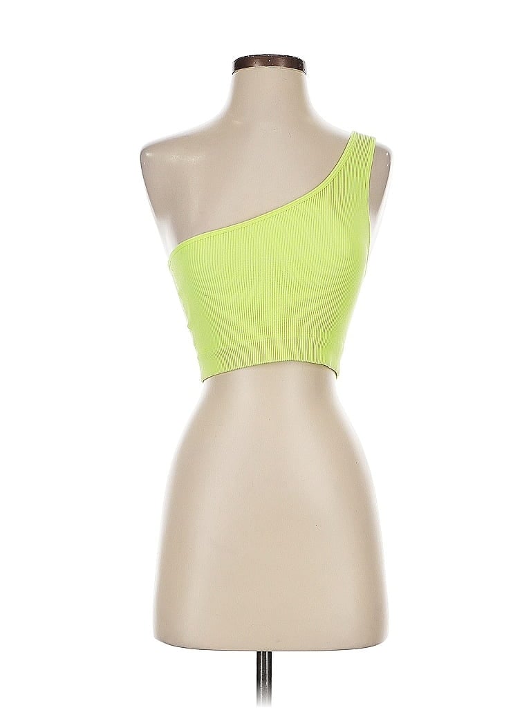 GILLY HICKS Pre-owned Tube Top Green One Shoulder Neckline Tops