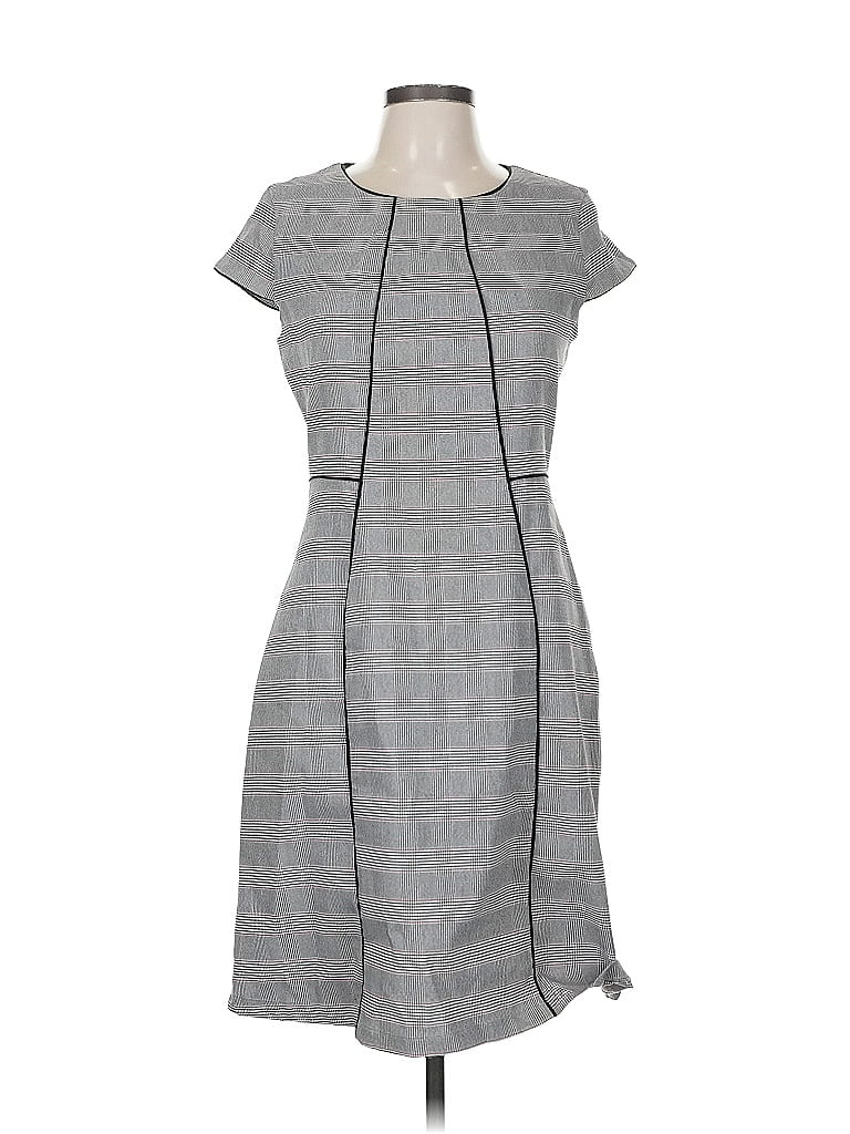 Pre-owned Gnw Casual Dress In Gray