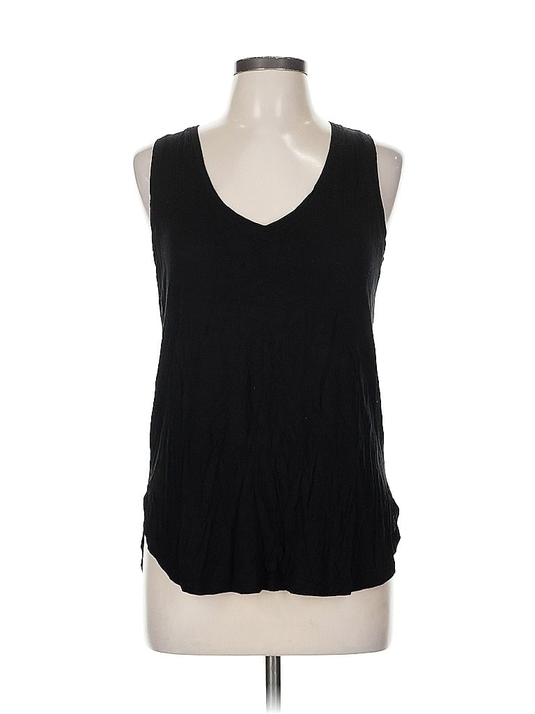 Pre-owned Double Zero Sleeveless T-shirt In Black