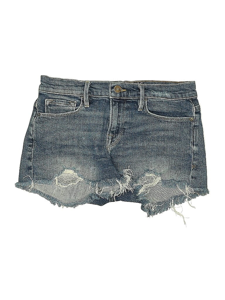 Pre-owned Frame Denim Shorts In Blue