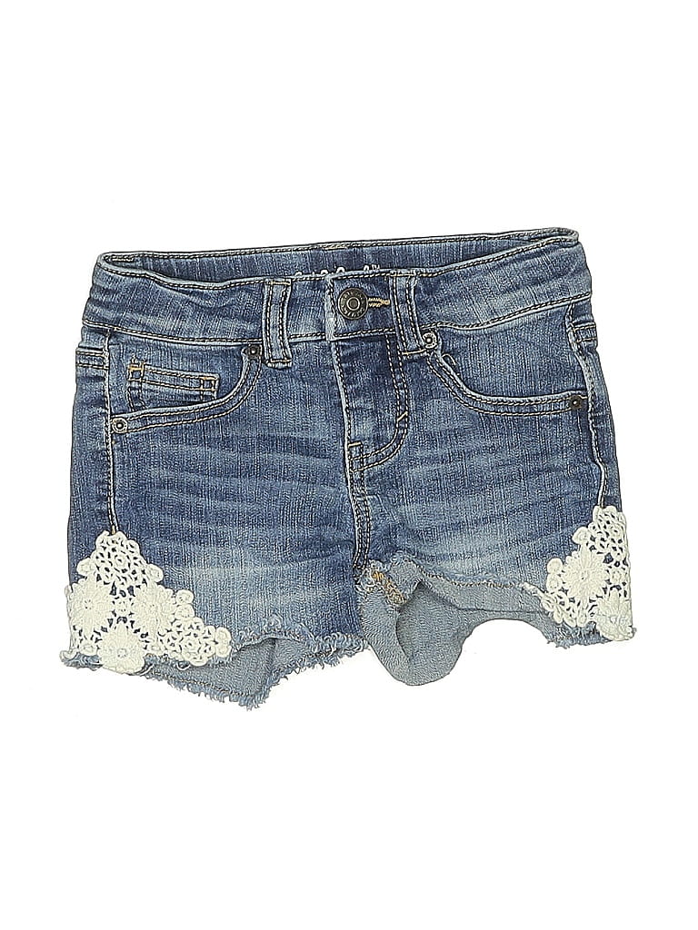 Pre-owned Cat & Jack Kids' Denim Shorts In Blue