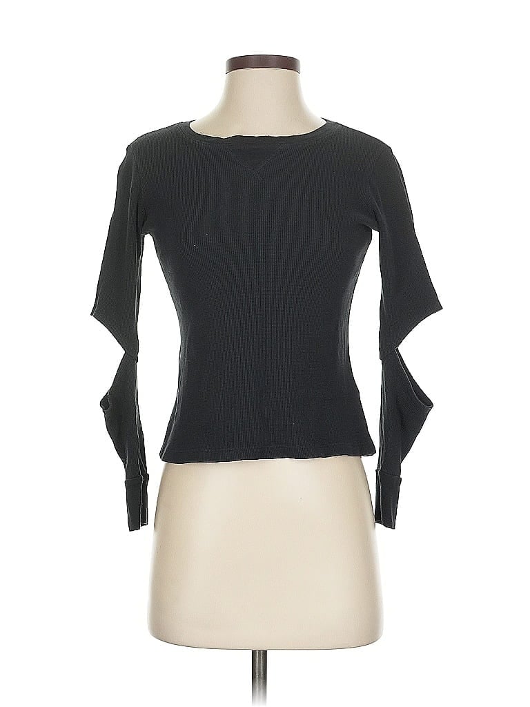 Pre-owned Rag & Bone Thermal Top In Black
