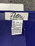 Patra 100% Polyester Blue 3/4 Sleeve Blouse Size 24 - photo 7