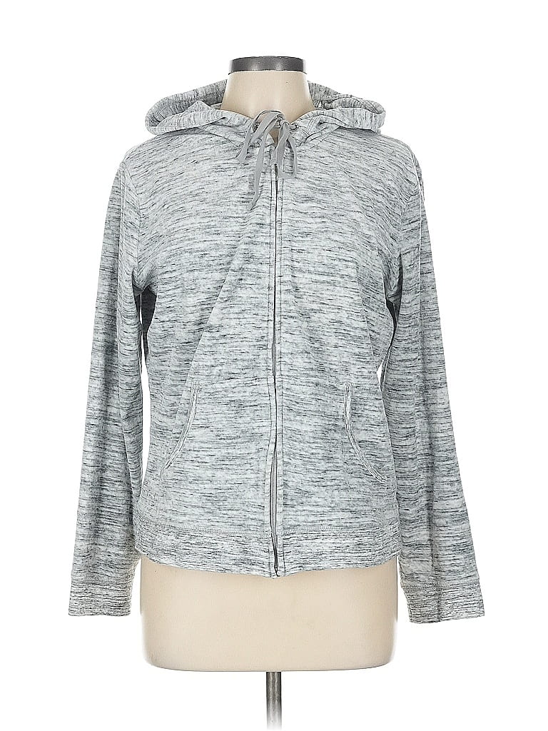 NY & C Pre-owned Zip Up Hoodie In Gray