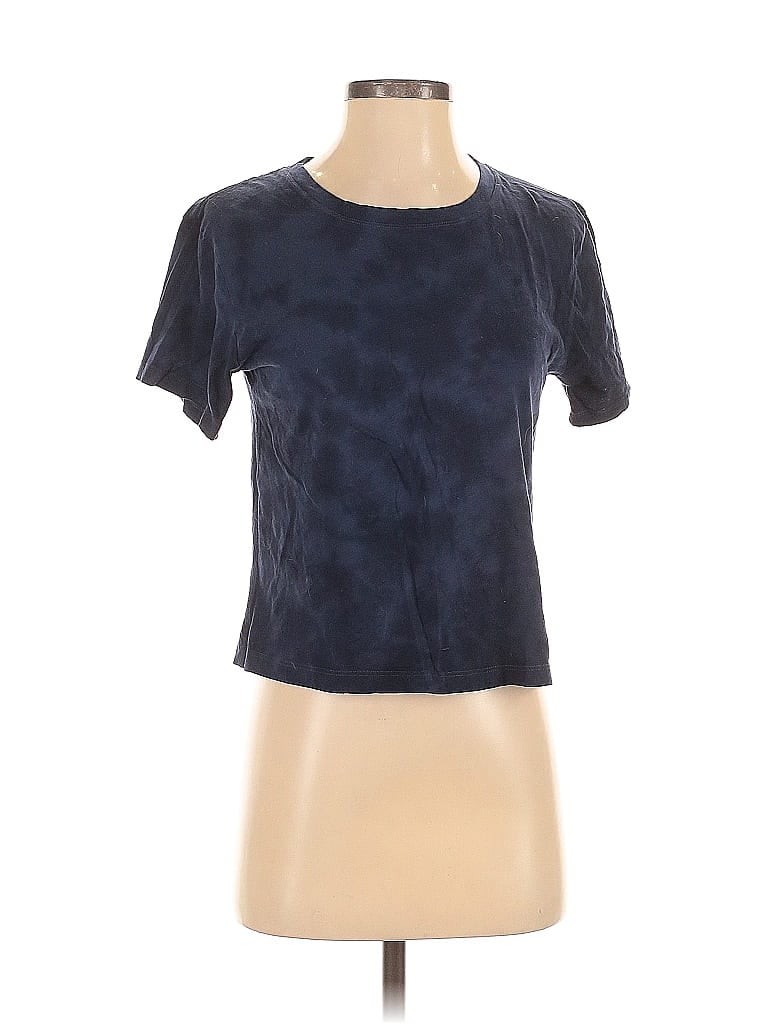 Pre-owned Athleta Short Sleeve T-shirt In Blue