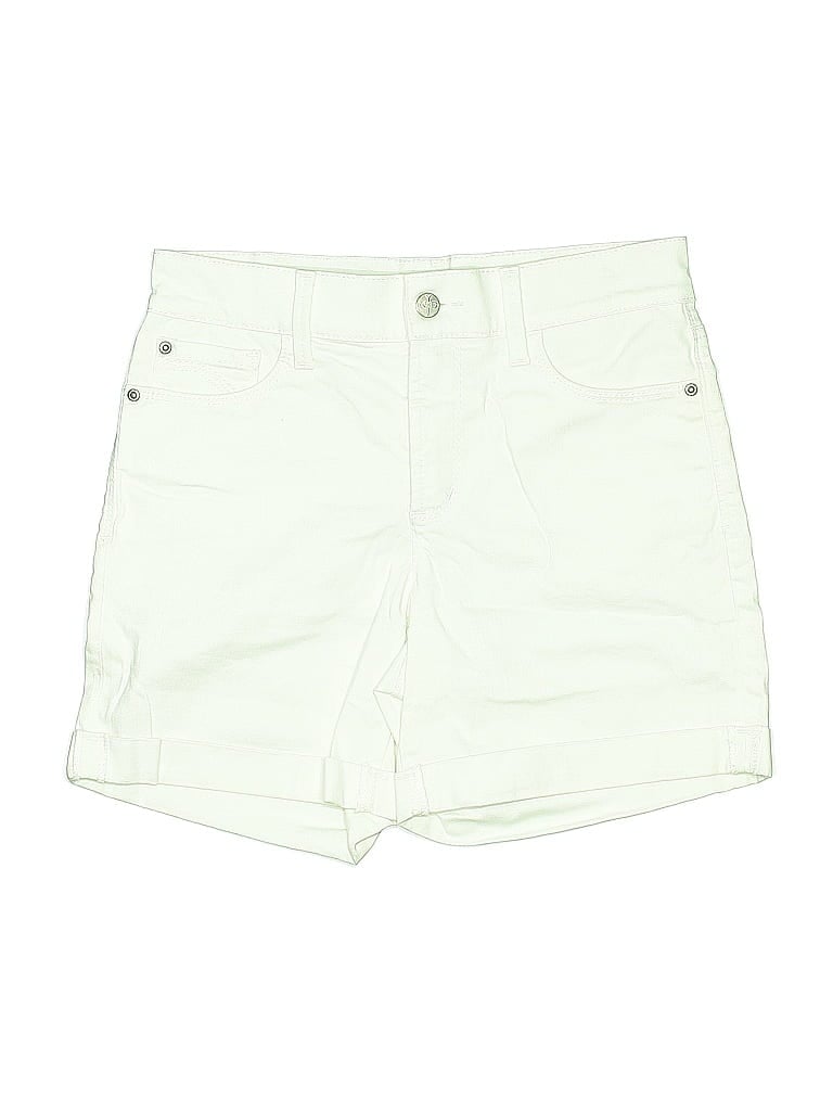 Pre-owned Nydj Khaki Shorts In Green