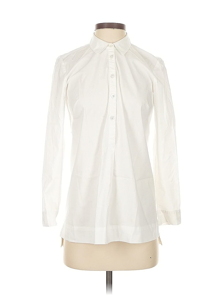 Click to view more detailed imagery on our partner's website Pre-owned Jjill Long Sleeve Blouse In White