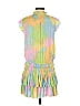 Current Air 100% Polyester Tie-dye Green Cocktail Dress Size XS - photo 2