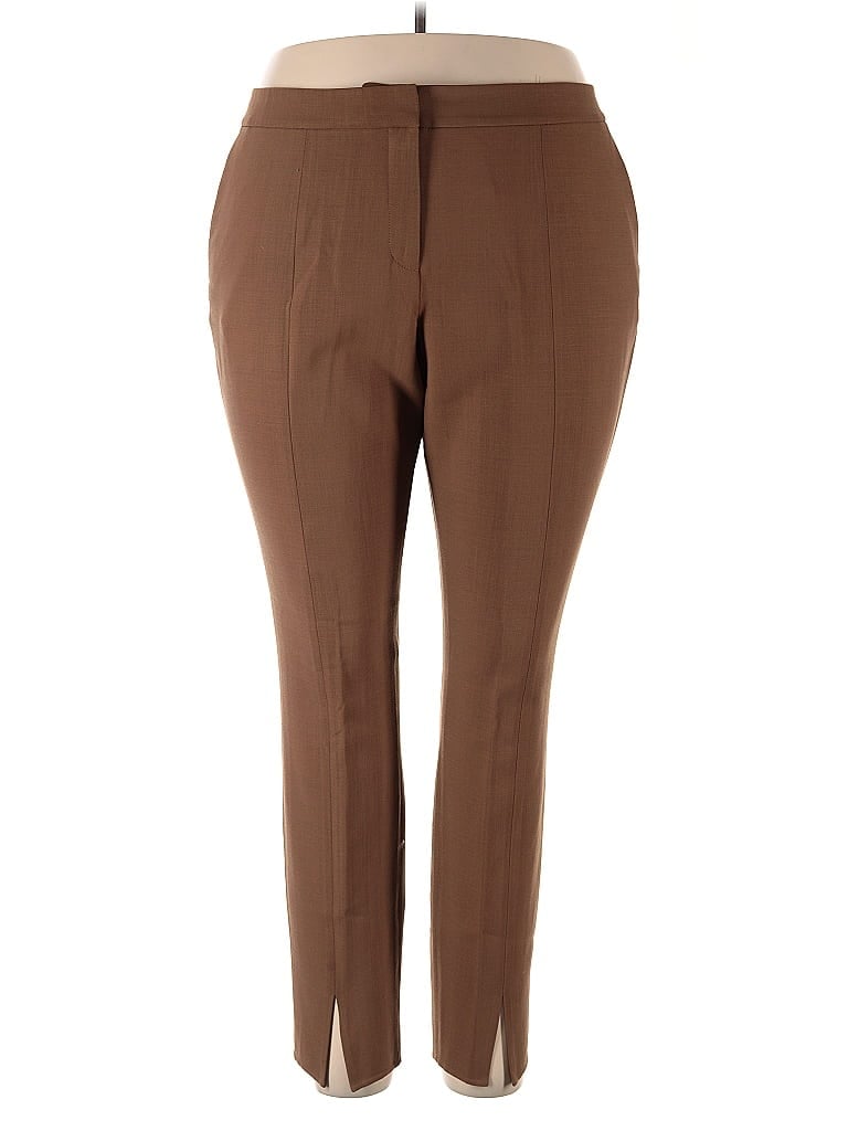 LAFAYETTE 148 Pre-owned Wool Pants In Brown