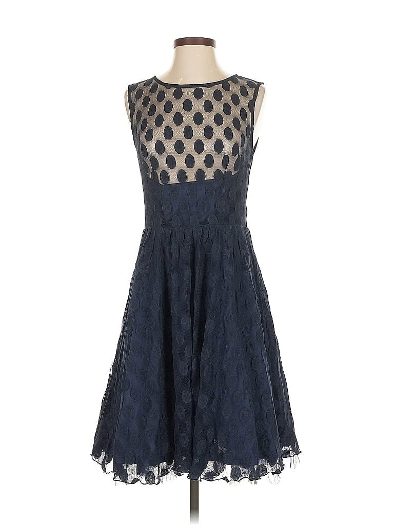 Pre-owned Eva Franco Cocktail Dress In Blue