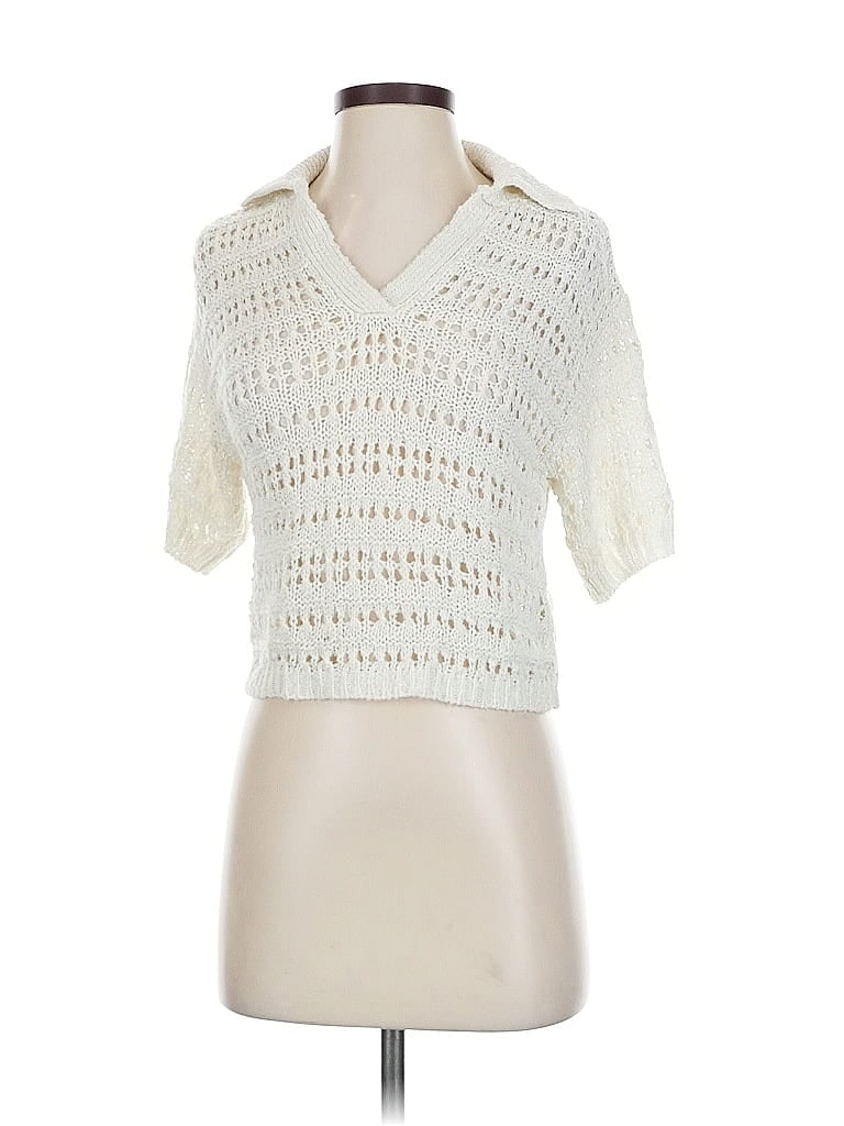 Pre-owned Asos Design Cardigan Sweater In White