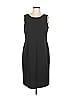 Jones Studio Solid Black Cocktail Dress Size 10 - photo 1