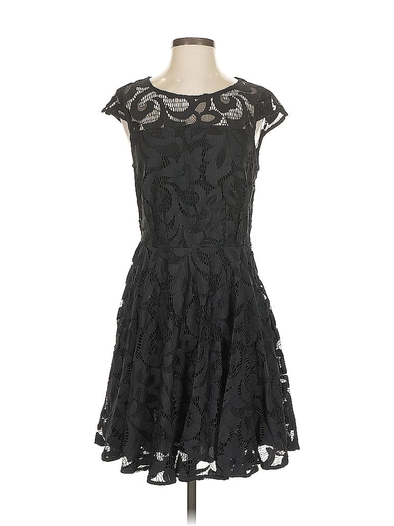 Pre-owned Tl The Letter Cocktail Dress In Black