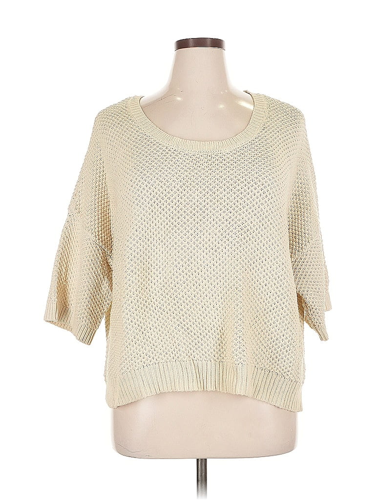 Pre-owned Old Navy Pullover Sweater In White