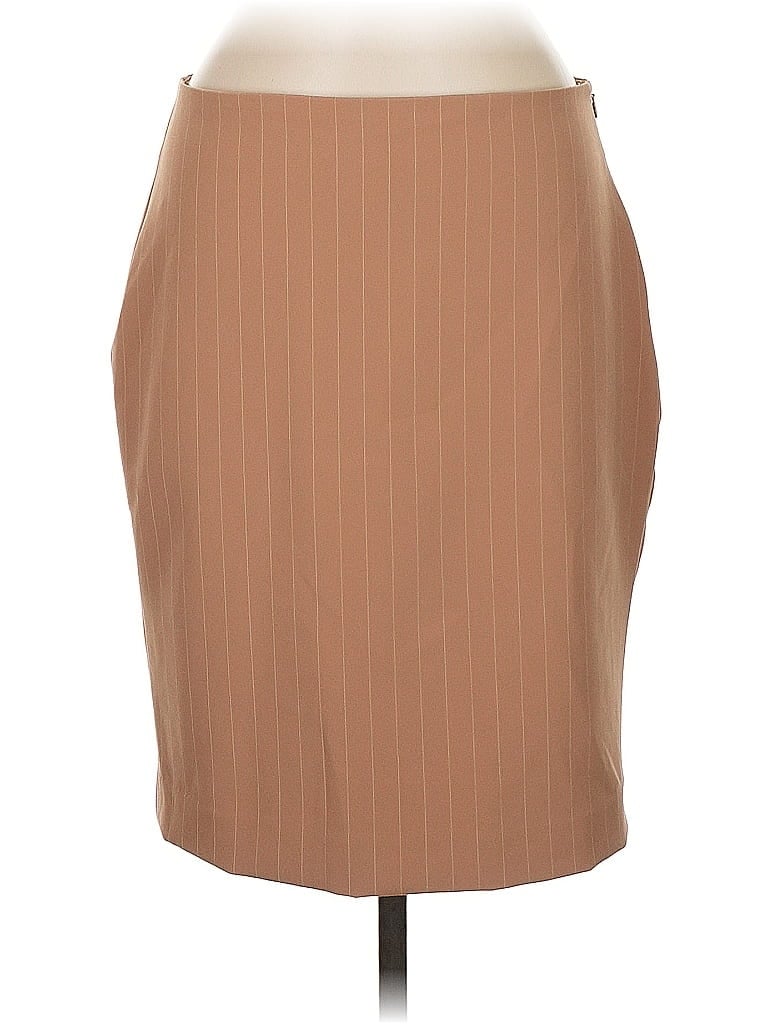 Pre-owned Express Formal Skirt In Brown