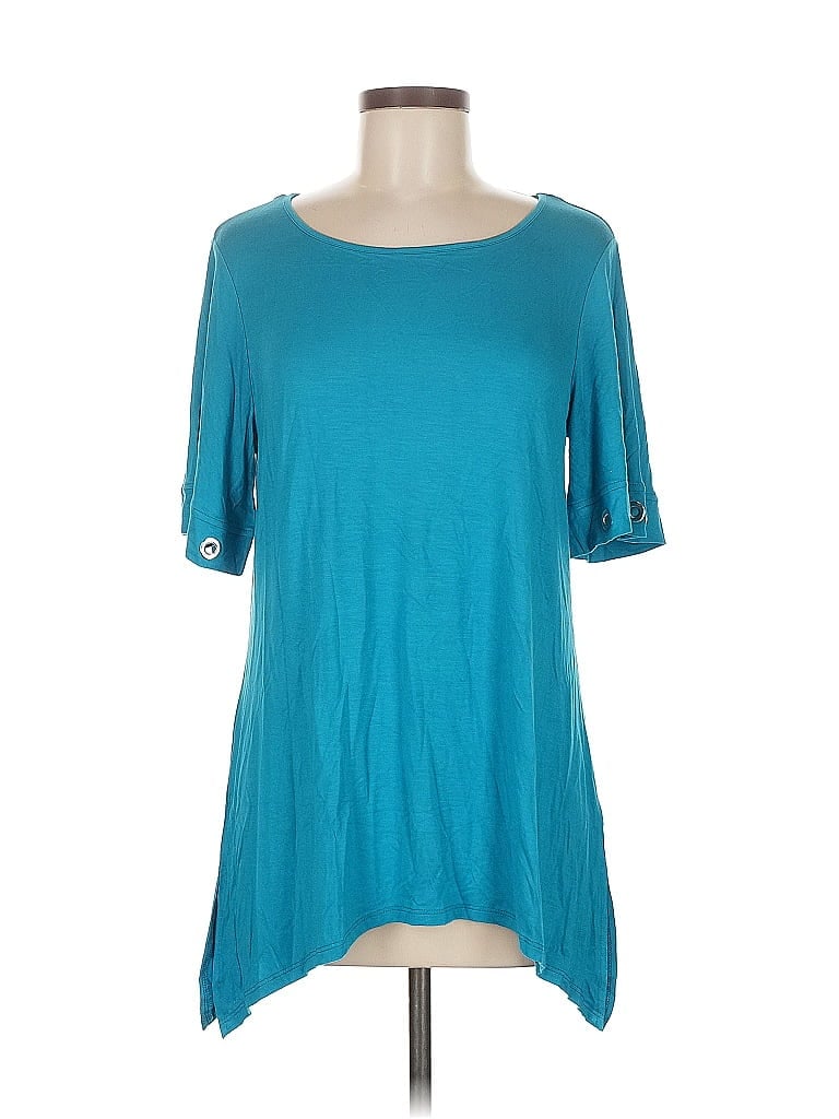 Cable & Gauge 3/4 Sleeve T-shirt In Blue