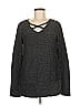 Relativity Metallic Gray Pullover Sweater Size M - photo 1