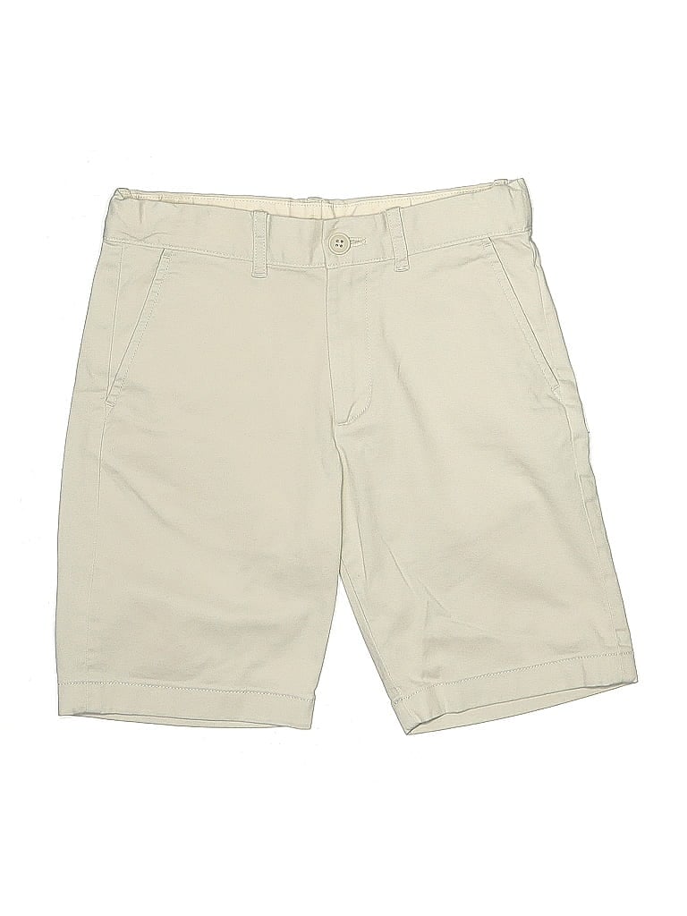 Click to view more detailed imagery on our partner's website Pre-owned Crewcuts Kids' Khaki Shorts In White