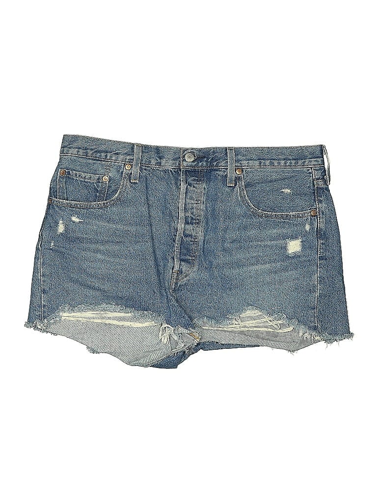 Click to view more detailed imagery on our partner's website Pre-owned Levi's Denim Shorts In Blue