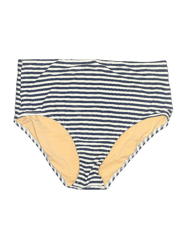 Pre-owned J.crew Factory Store Swimsuit Bottoms In Blue
