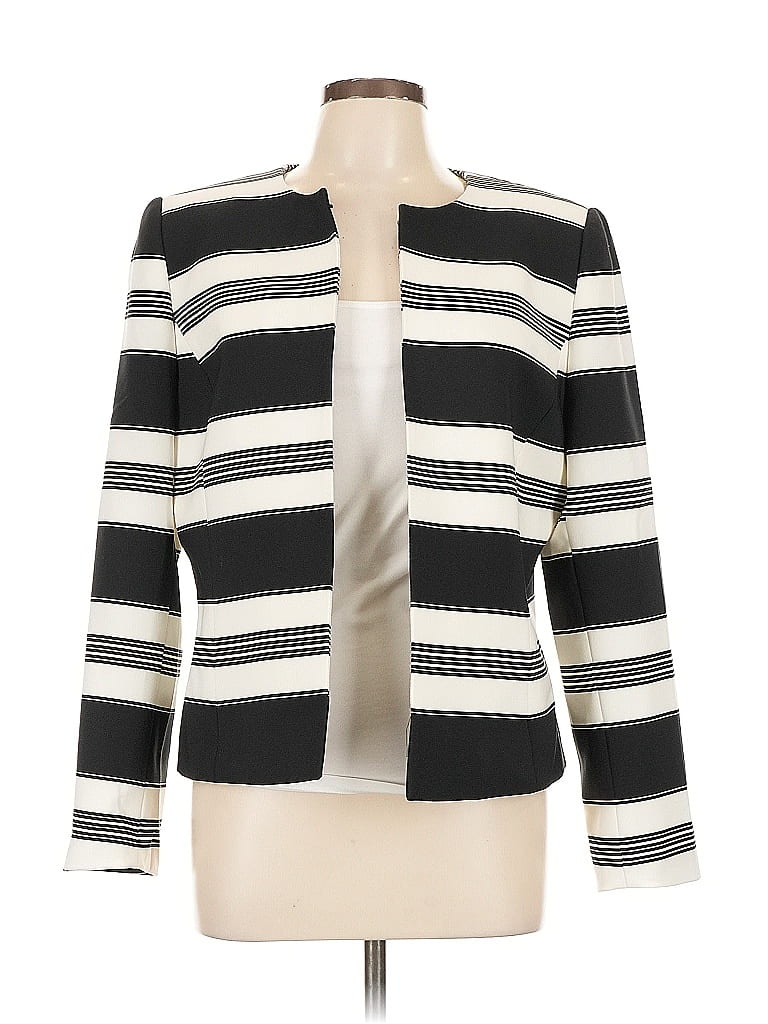 Pre-owned Tahari By Asl Blazer Jacket In White