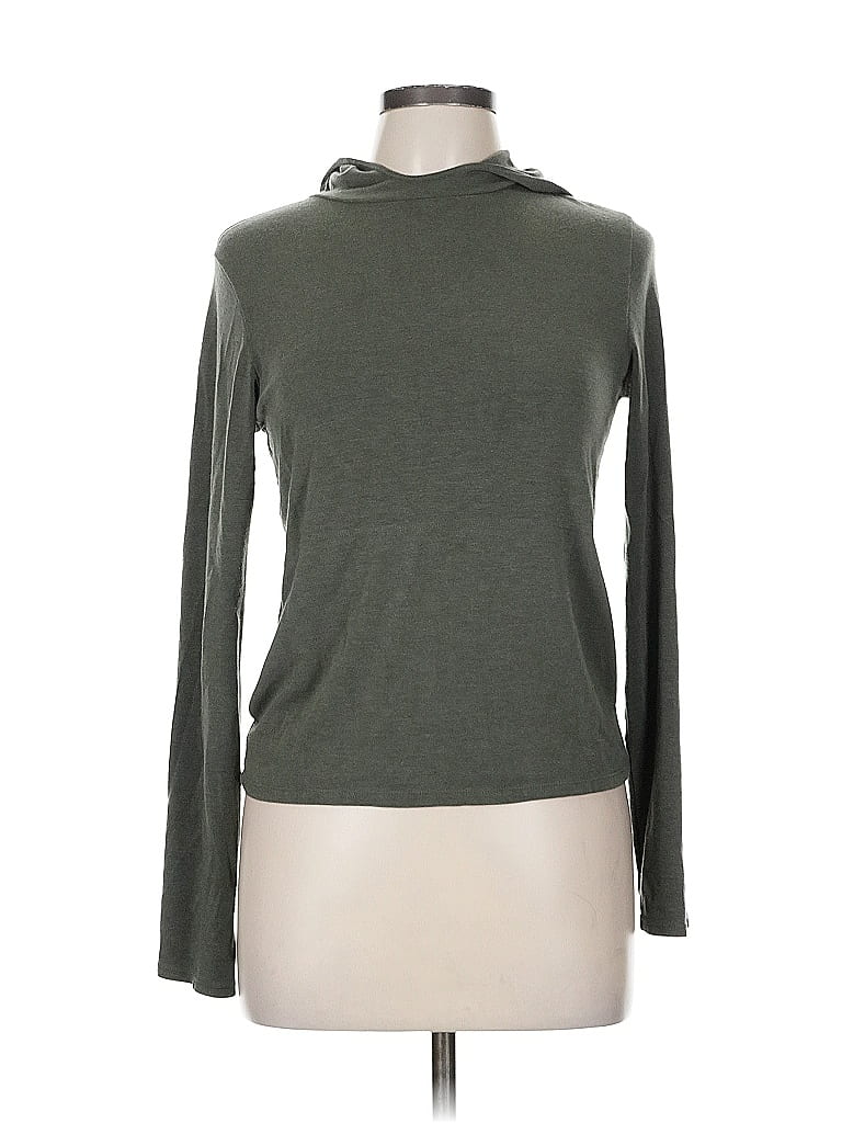 Pre-owned Banana Republic Turtleneck Sweater In Green