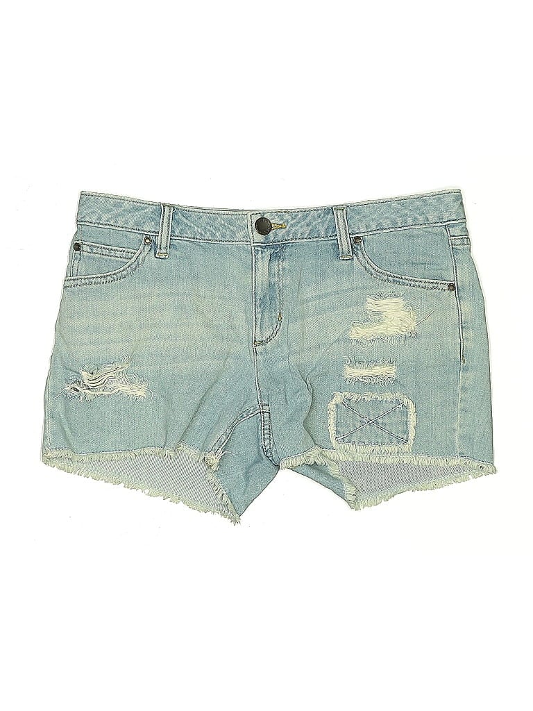 Pre-owned A.n.a. A New Approach Denim Shorts In Blue