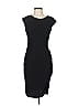 Bebe Solid Black Cocktail Dress Size L - photo 1