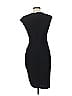 Bebe Solid Black Cocktail Dress Size L - photo 2