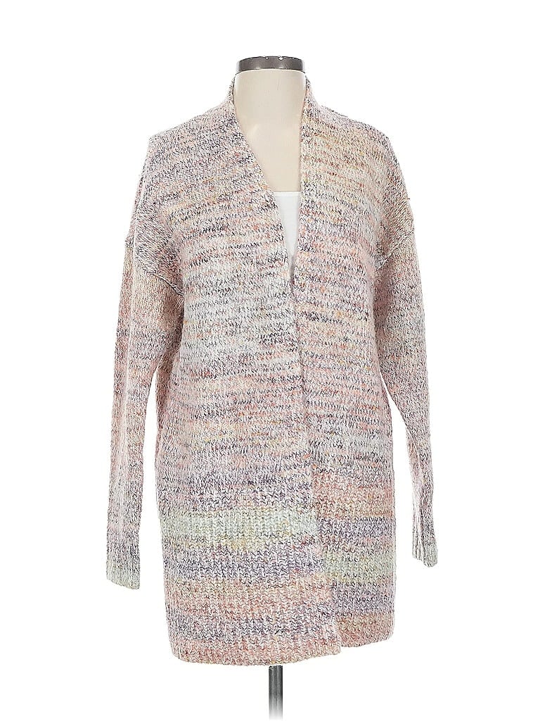 Pre-owned Ann Taylor Loft Cardigan Sweater In White