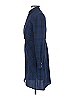 Thakoon Collective Plaid Blue Casual Dress Size 0 - photo 5