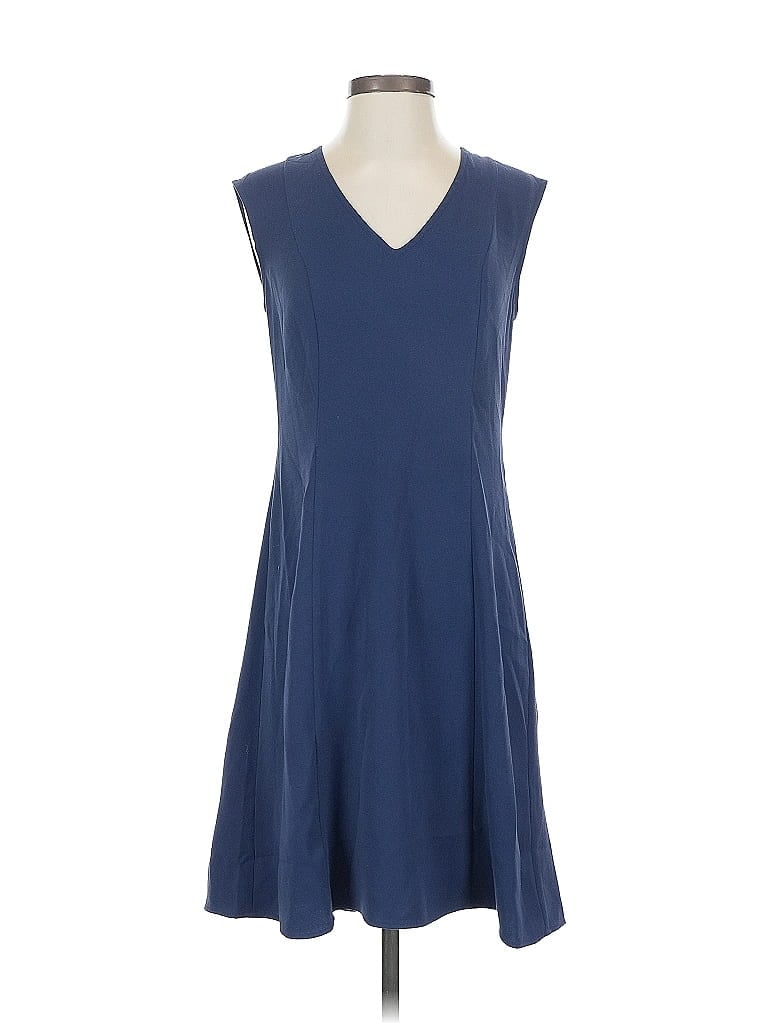 Pre-owned Ann Taylor Casual Dress In Blue