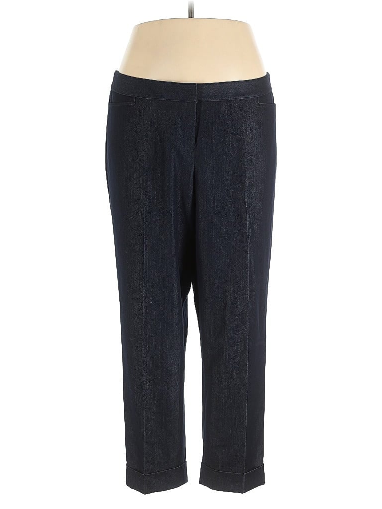 Pre-owned Lane Bryant Dress Pants In Blue
