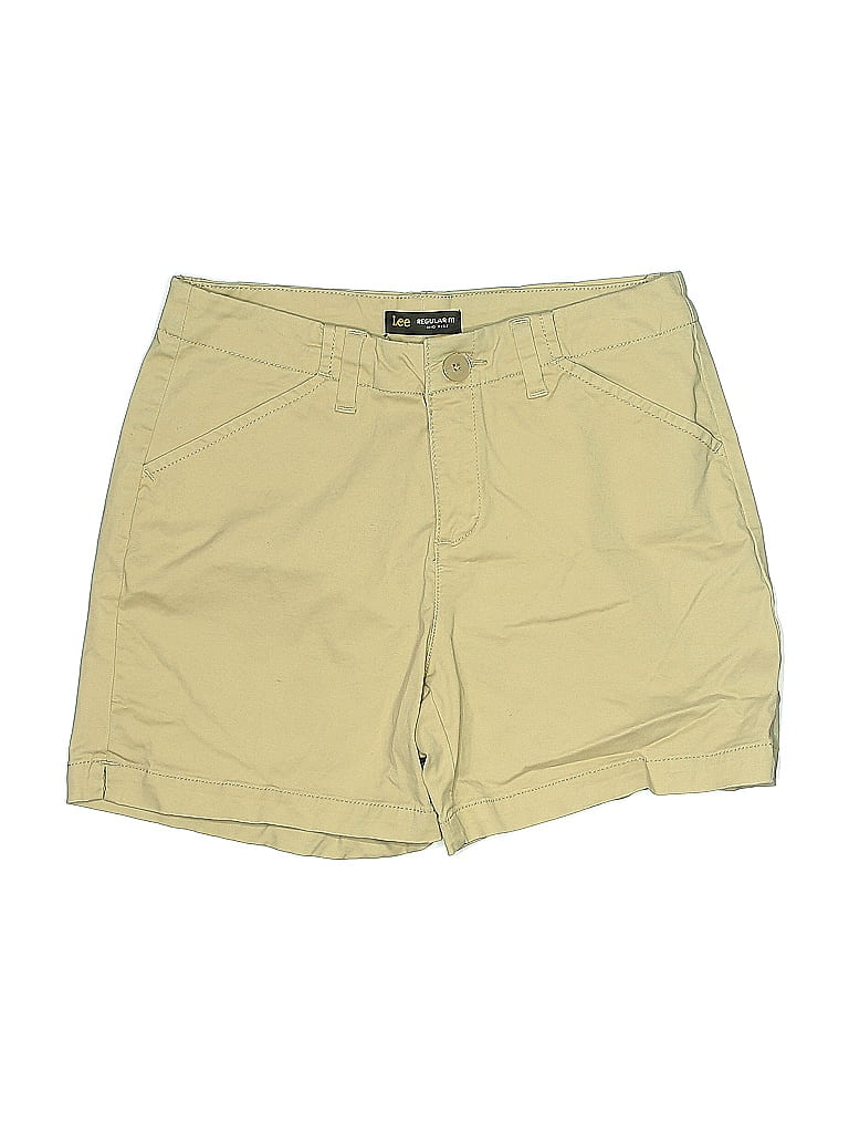 Pre-owned Lee Khaki Shorts In Yellow