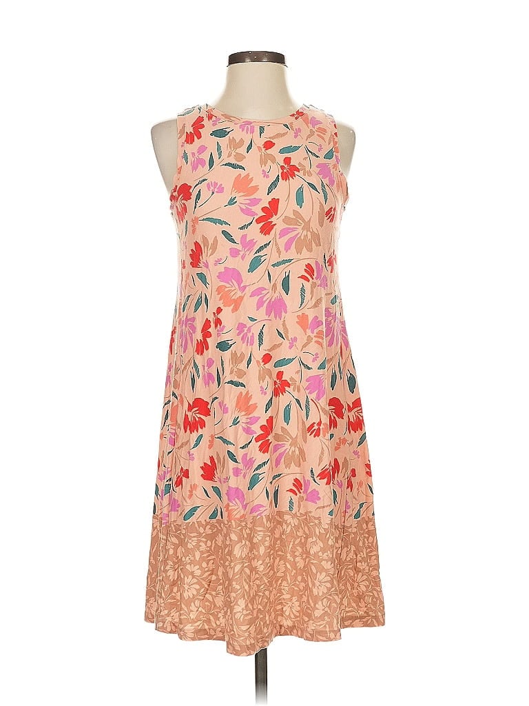 Pre-owned Ann Taylor Loft Outlet Cocktail Dress In Orange