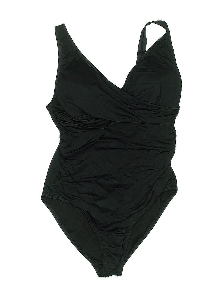 Pre-owned Unbranded One Piece Swimsuit In Black