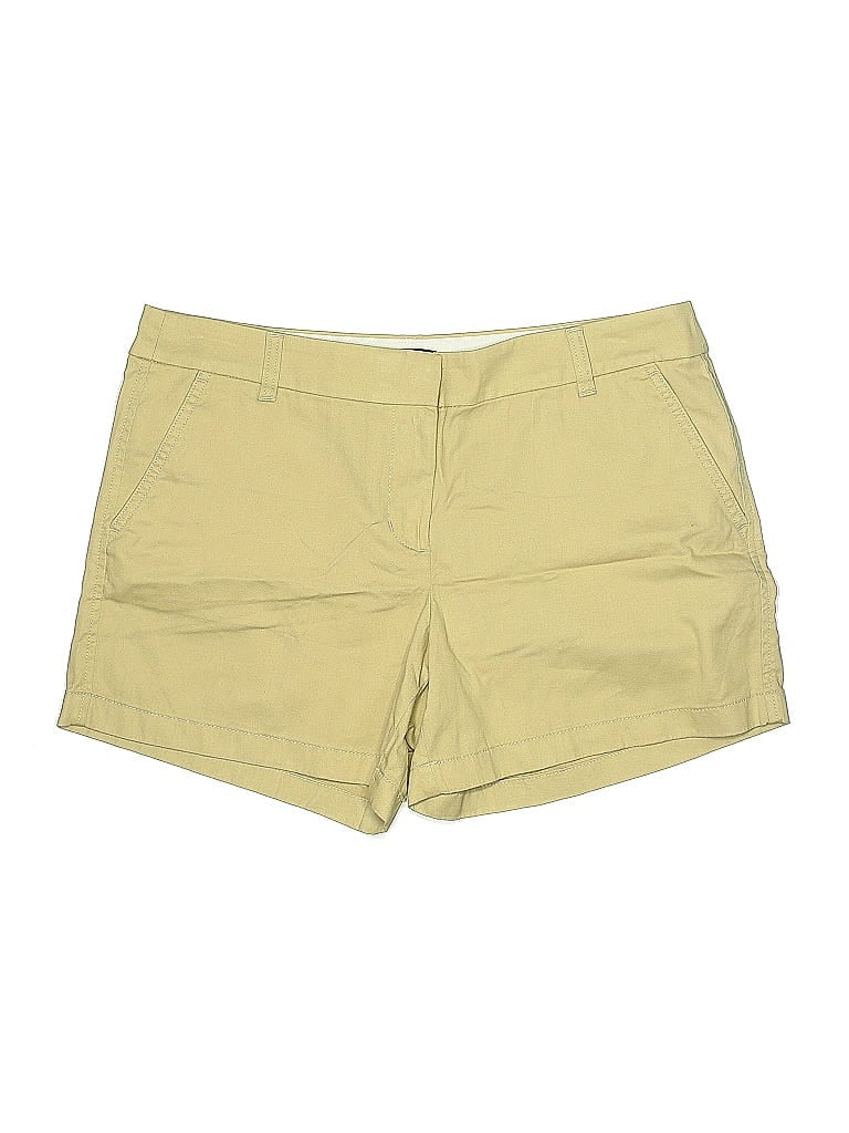 Pre-owned J.crew Factory Store Khaki Shorts In Yellow
