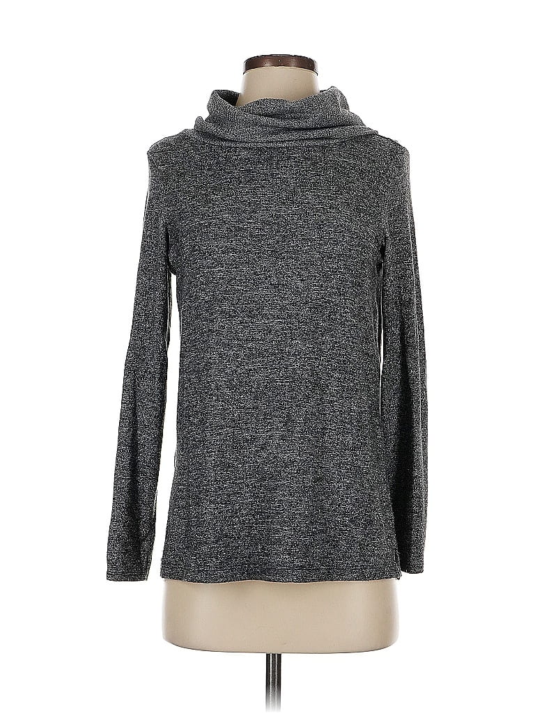 Pre-owned Max Studio Turtleneck Sweater In Gray