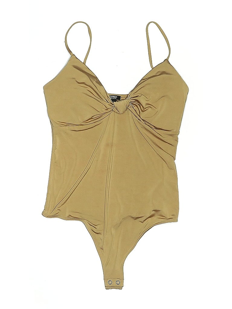 Pre-owned Express Bodysuit In Brown