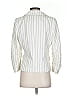 Lavender Brown Stripes White Blazer Size S - photo 2