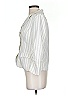 Lavender Brown Stripes White Blazer Size S - photo 5