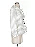 Lavender Brown Stripes White Blazer Size S - photo 4