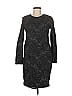 Max Mara Tweed Gray Black Casual Dress Size EU (IT) 44 / US 8 - photo 1