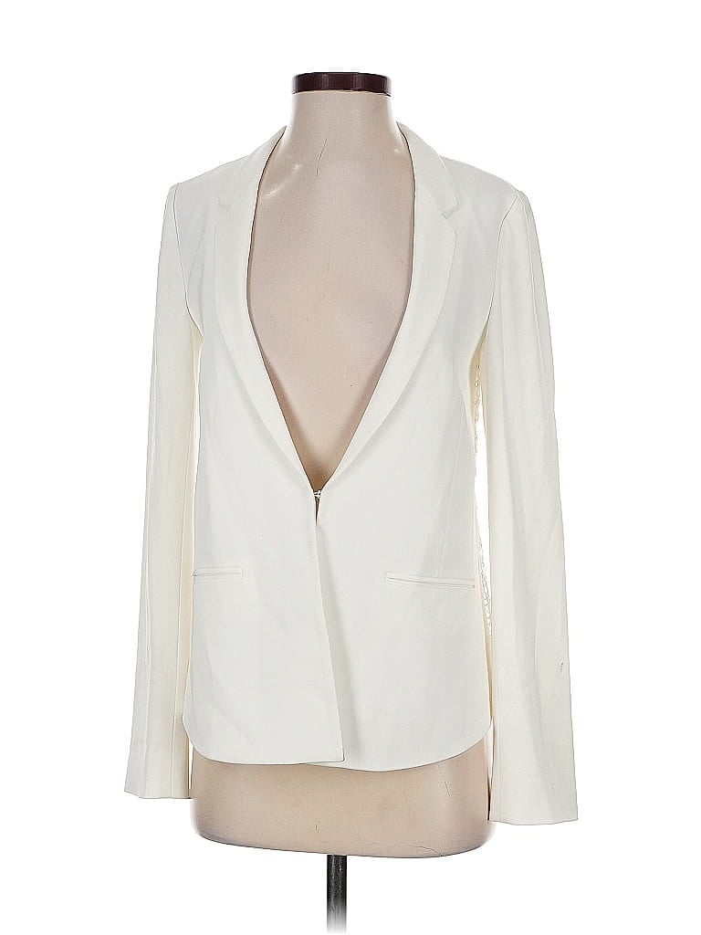Pre-owned 10 Crosby Derek Lam Intermix Blazer Jacket In White