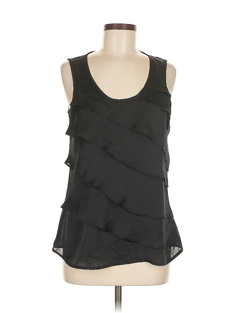 Pre-owned Tommy Hilfiger Sleeveless Blouse In Black