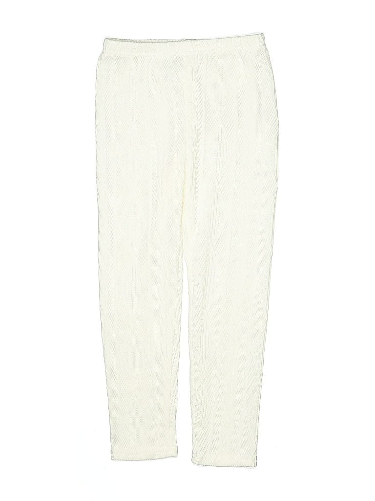 Pre-owned Shein Kids' Casual Pants In White